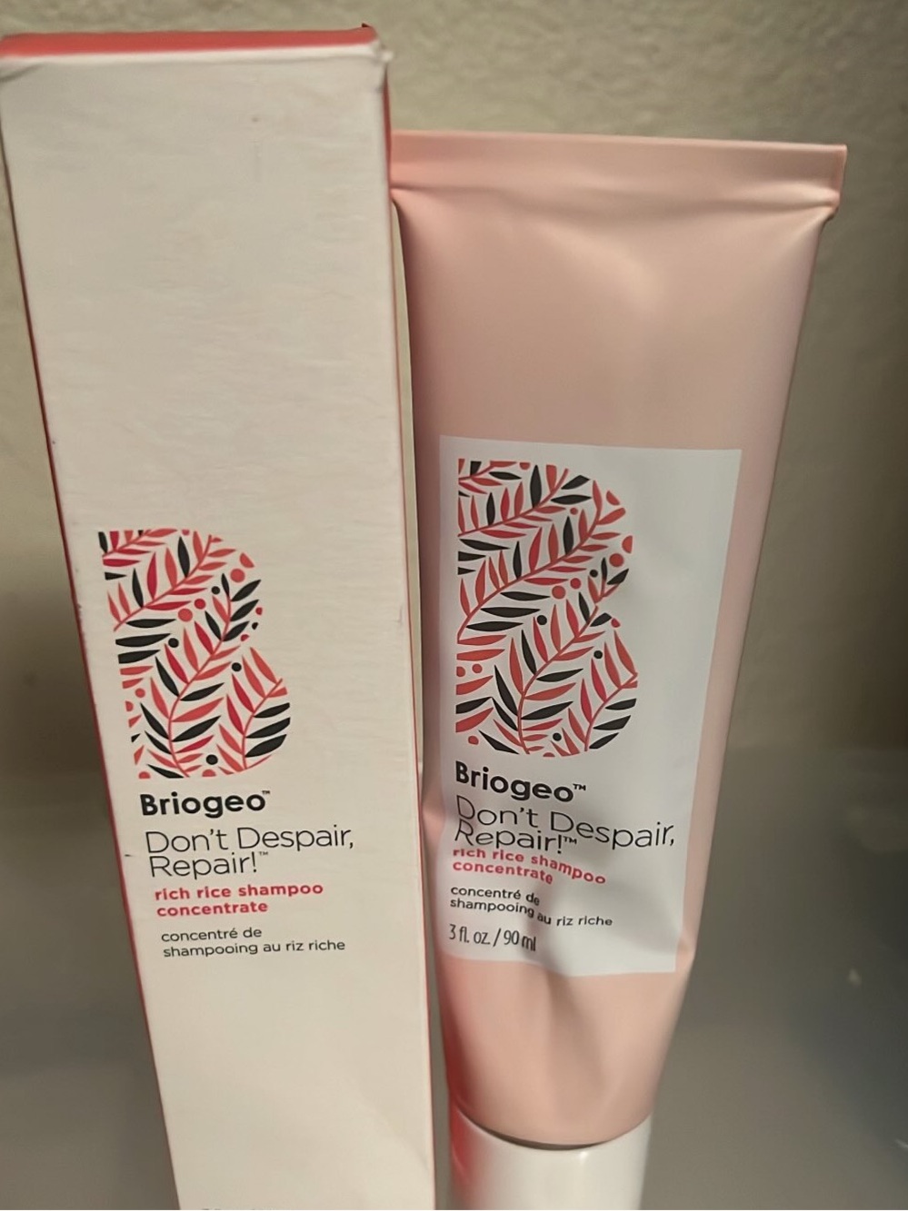 Briogeo Pink Don’t Despair, Repair! Rich Rice Shampoo Concentrate & Sculpt reviv